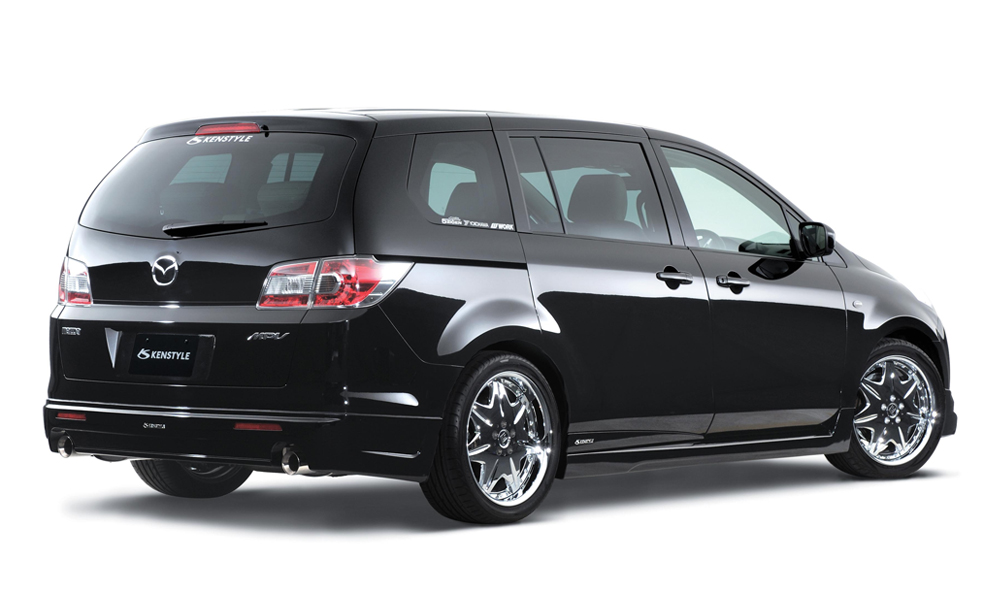スタイリッシュシンプル ケンスタイル サイドスカート マツダ MPV LY3P 23T・23Cスポーティパッケージ 前期  2006年02月〜2008年02月