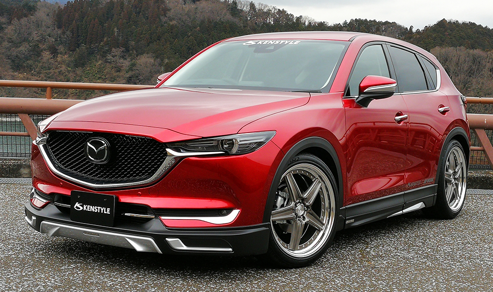 KENSTYLE CX-5 KF系 メッキフォグランプガーニッシュ クリア塗装済み