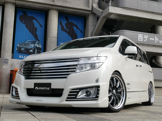 新型エルグランドE52ケンスタイルエアロパーツ 新型エルグランドE52ケンスタイルエアロパーツ