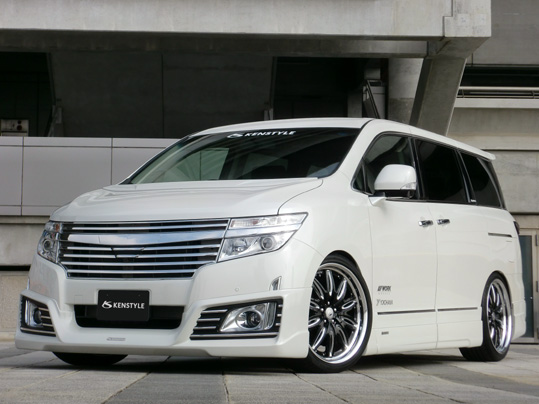 新型エルグランドE52ケンスタイルエアロパーツ 新型エルグランドE52ケンスタイルエアロパーツ