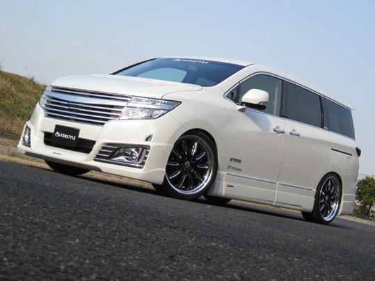 ケンスタイル新型エルグランドE52用エアロパーツ画像 ケンスタイル新型エルグランドE52用エアロパーツ画像