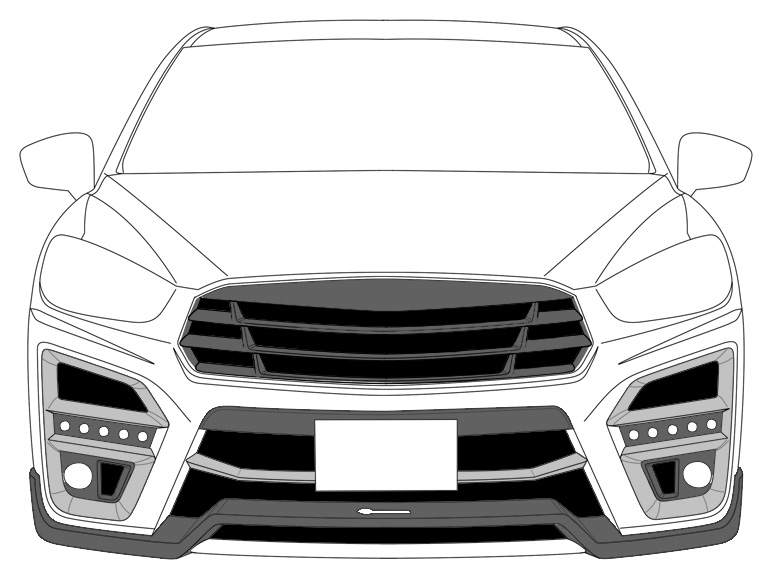 ケンスタイルCX-5バンパータイプエアロパーツ ケンスタイルCX-5バンパータイプエアロパーツ
