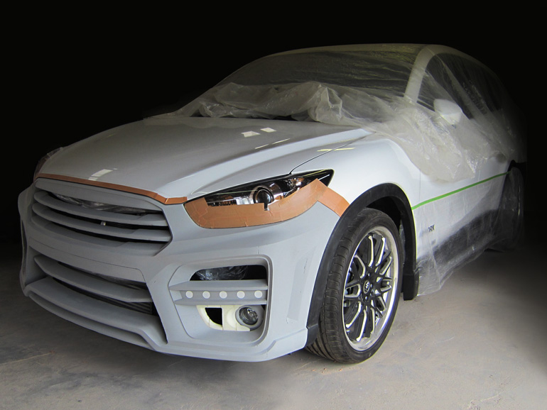 ケンスタイルCX-5バンパータイプエアロパーツ開発中 ケンスタイルCX-5バンパータイプエアロパーツ開発中