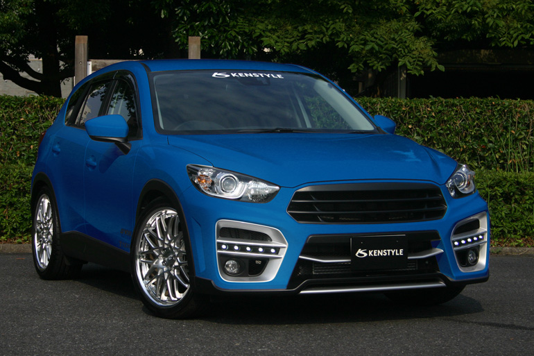 ケンスタイルCX-5エアロパーツ・フロントバンパースポイラー&LEDデイライト ケンスタイルCX-5エアロパーツ・フロントバンパースポイラー&LEDデイライト