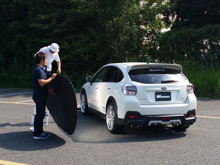 ケンスタイルスバルXVデモカーワゴニスト取材 ケンスタイルスバルXVデモカーワゴニスト取材