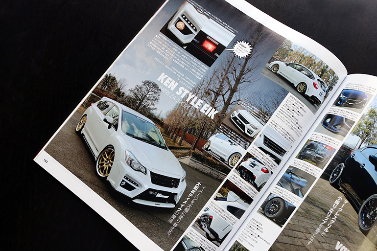 ケンスタイルインプレッサスポーツエアロパーツ雑誌ワゴニスト掲載 ケンスタイルインプレッサスポーツエアロパーツ雑誌ワゴニスト掲載