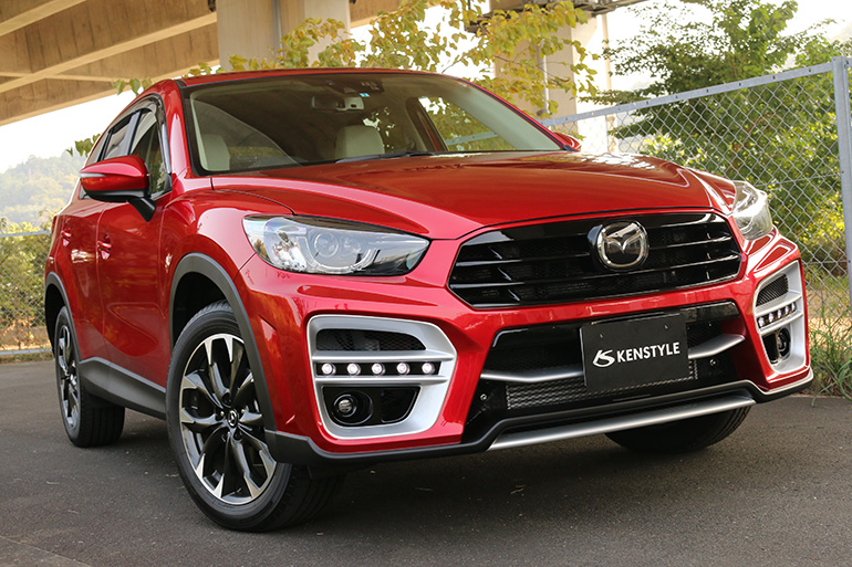 ケンスタイル・後期型CX-5用エアロパーツ/フロントバンパースポイラー ケンスタイル・後期型CX-5用エアロパーツ/フロントバンパースポイラー