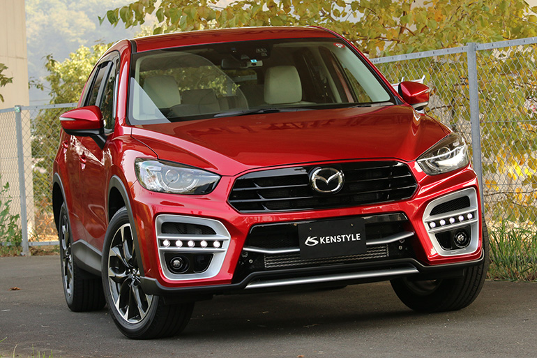 ケンスタイル・後期型CX-5用エアロパーツ/フロントバンパースポイラー ケンスタイル・後期型CX-5用エアロパーツ/フロントバンパースポイラー