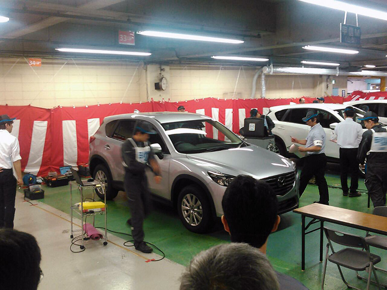 マツダ全国サービス技術大会 マツダ全国サービス技術大会