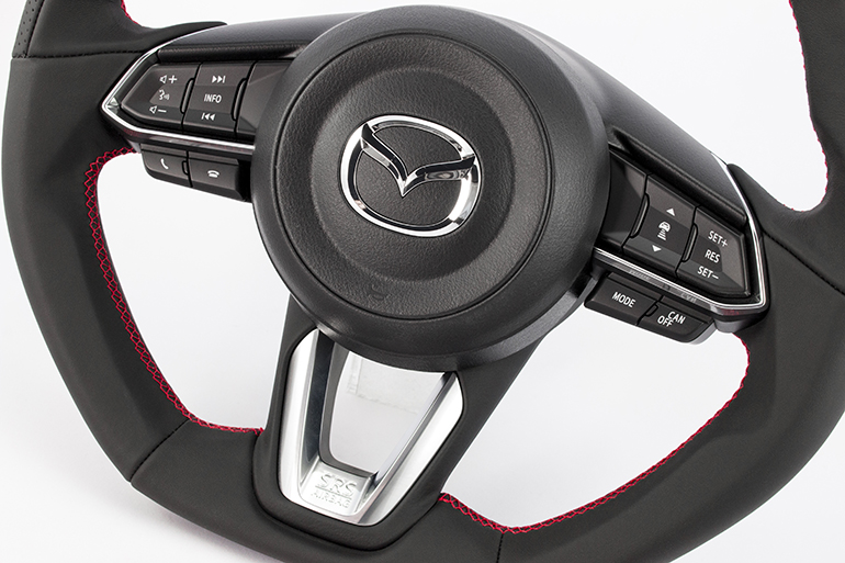 ケンスタイル・現行型アクセラ/デミオ/CX-3用ステアリング ケンスタイル・現行型アクセラ/デミオ/CX-3用ステアリング
