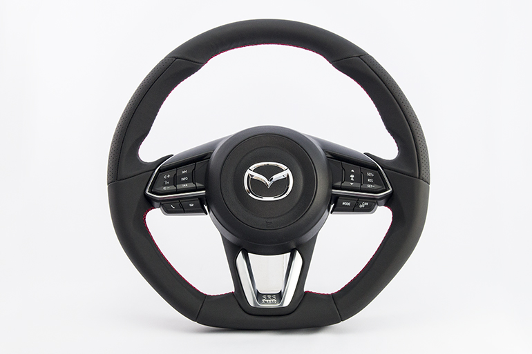ケンスタイル・現行型アクセラ/デミオ/CX-3用ステアリング ケンスタイル・現行型アクセラ/デミオ/CX-3用ステアリング