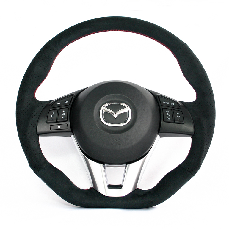 ケンスタイルCX-5用アルカンターラステアリング ケンスタイルCX-5用アルカンターラステアリング