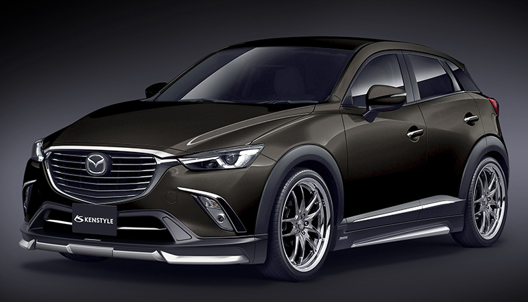 ケンスタイルCX-3用エアロパーツ・チタニウムフラッシュマイカ ケンスタイルCX-3用エアロパーツ・チタニウムフラッシュマイカ