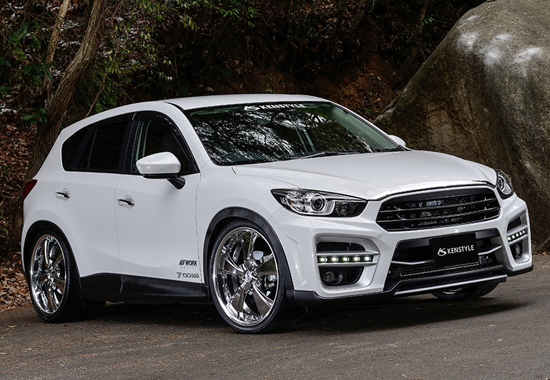 ケンスタイル|CX-5用フロントバンパースポイラー|エアロパーツ ケンスタイル|CX-5用フロントバンパースポイラー|エアロパーツ