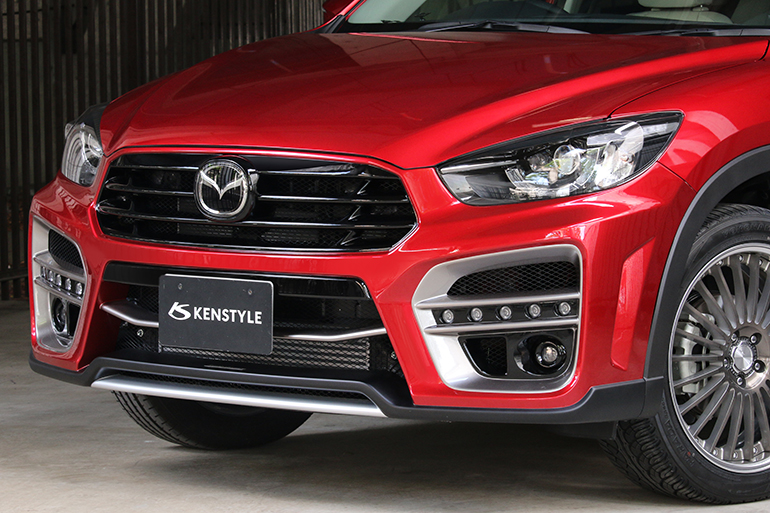 ケンスタイル|CX-5用フロントバンパースポイラー|エアロパーツ ケンスタイル|CX-5用フロントバンパースポイラー|エアロパーツ