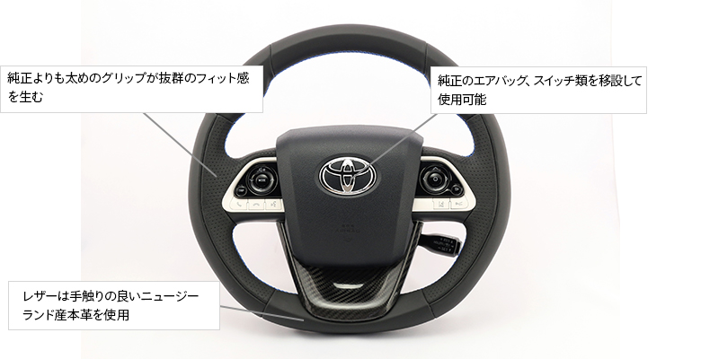 KENSTYLE オリジナルステアリング製品の特長
